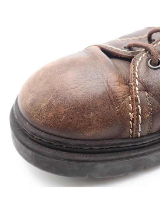 Louis Vuitton Leather Lace Up Short Boots Brown main image 4
